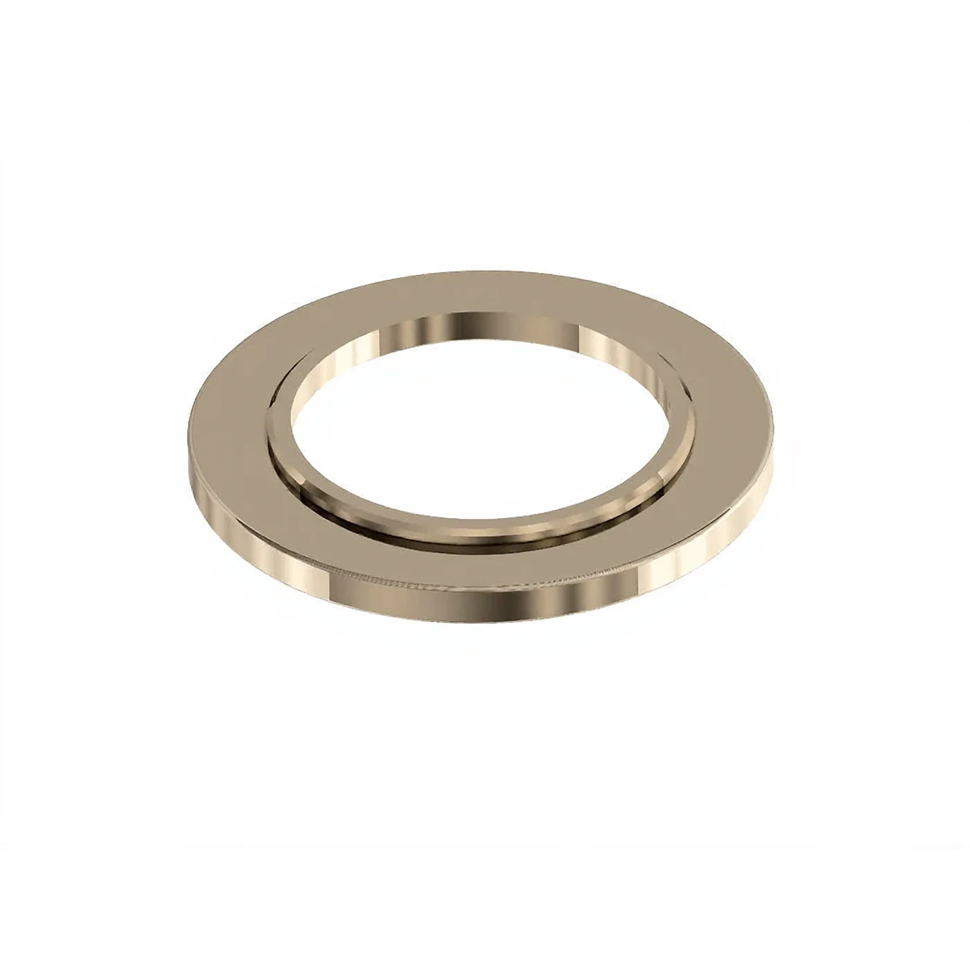 Rosace pour lavabo / bidet - Treemme Ran - RWIT 1210 CC 01 - Nickel brossé (NF)