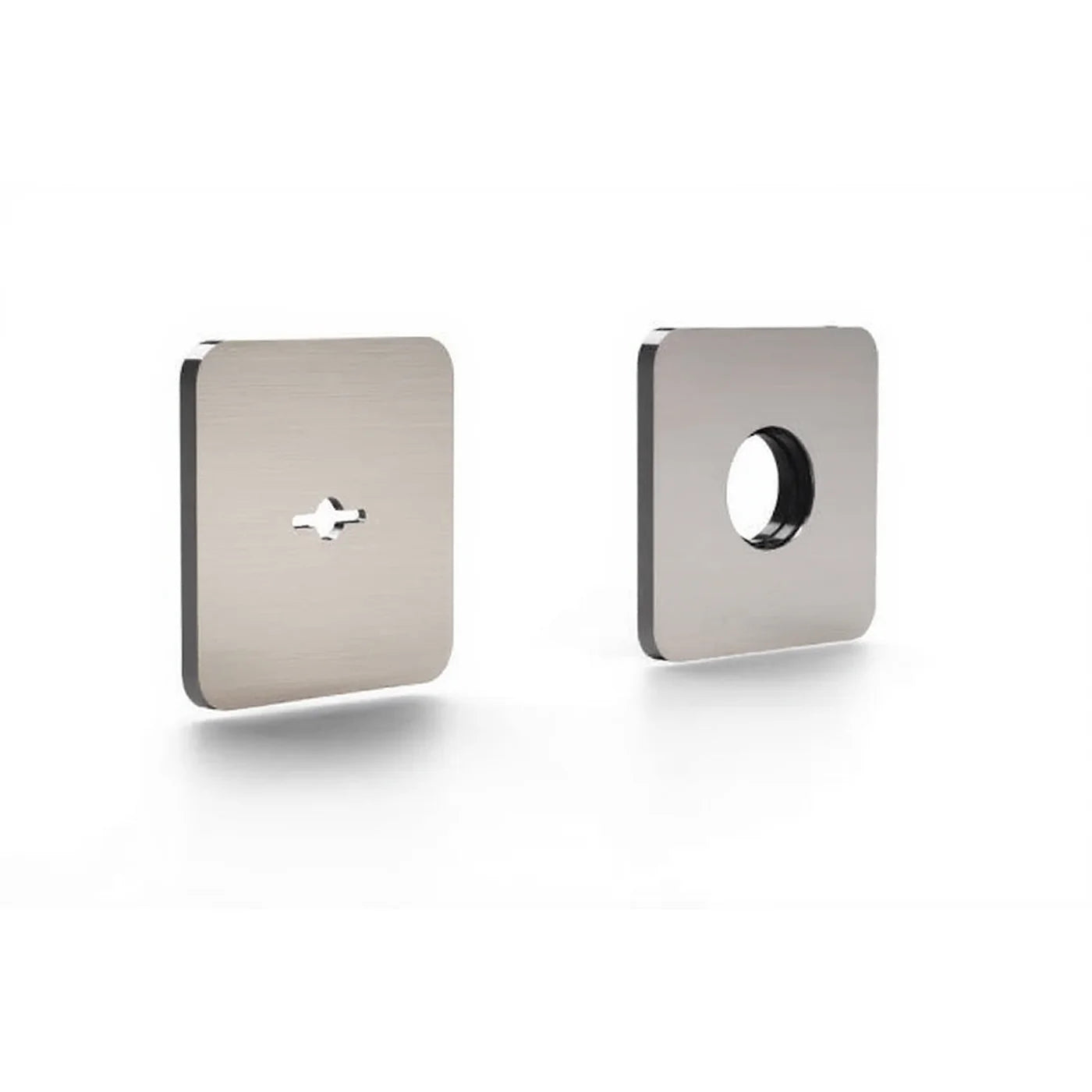 Rosaces pour mitigeur lavabo à encastrer - Treemme Ran - RWIT 54A5 CC 98 - Nickel poli (NL)