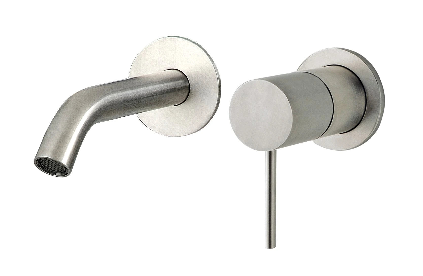 RWIT 13C5 IS 02 Mitigeur lavabo encastré Inox brosse - Treemme