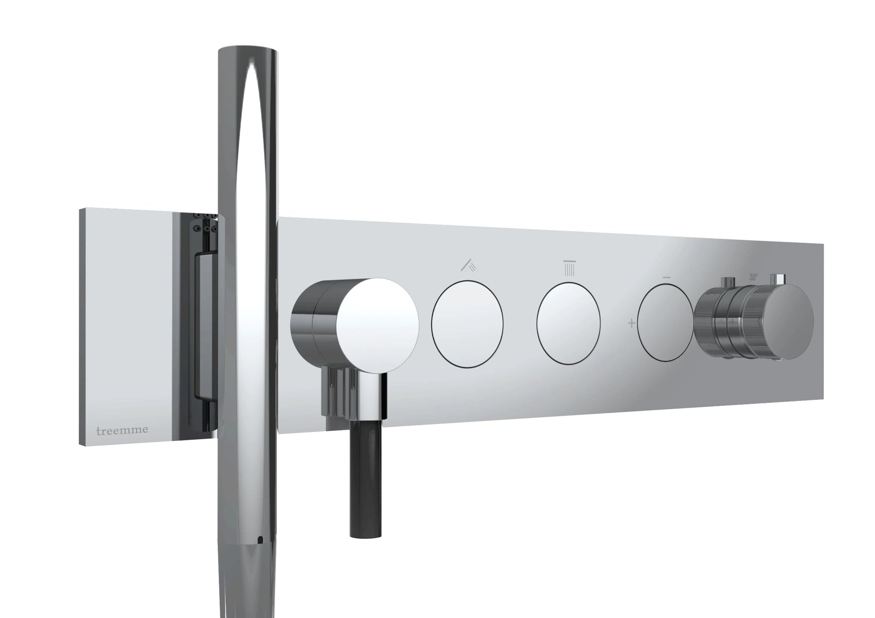 RWIT 1B92 CC 01 Thermostatique douche Chrome - Treemme