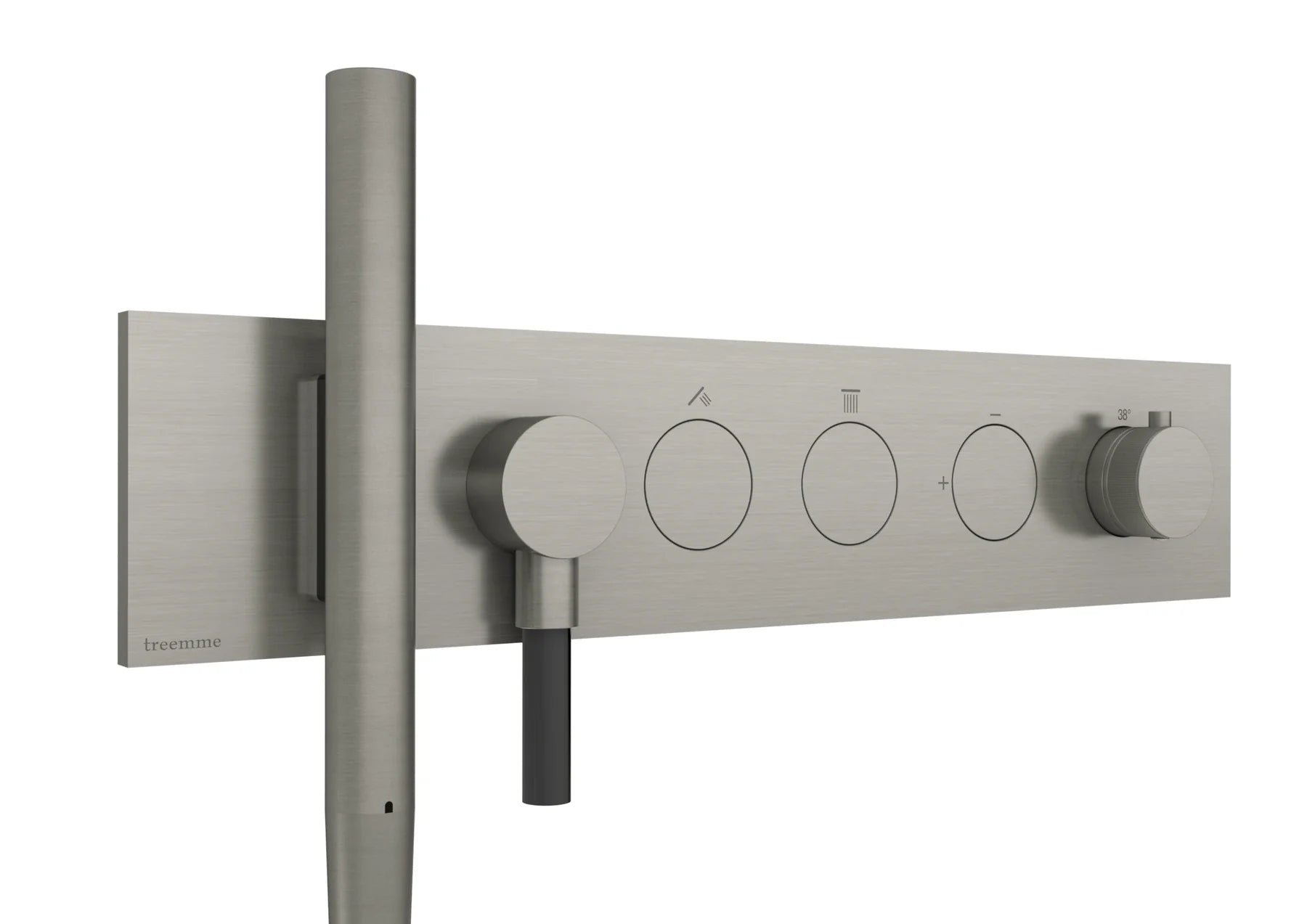 RWIT 1B92 IS 01 Thermostatique douche Inox brosse - Treemme