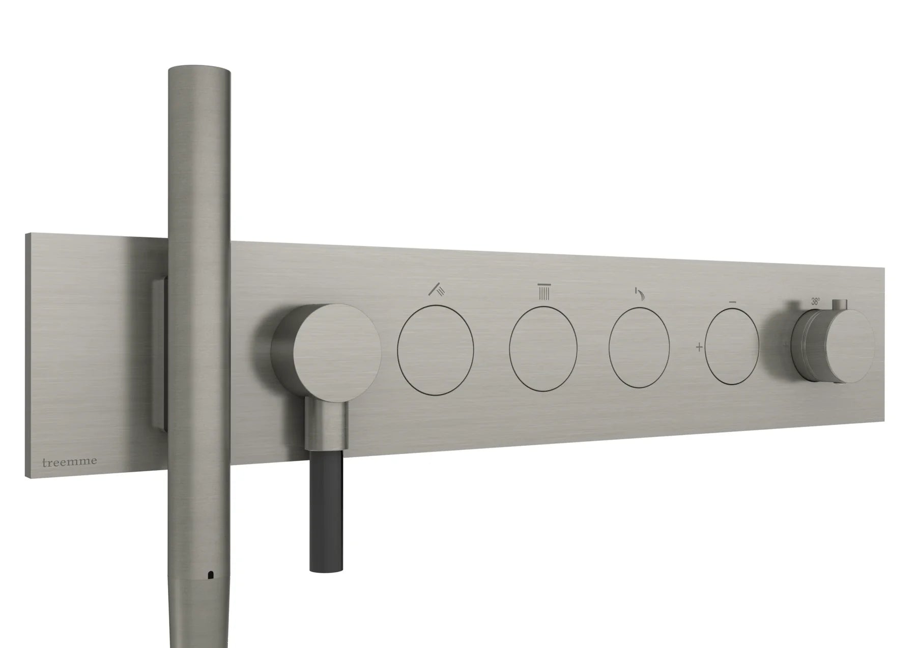RWIT 1B98 IS 01 Thermostatique douche Inox brosse - Treemme