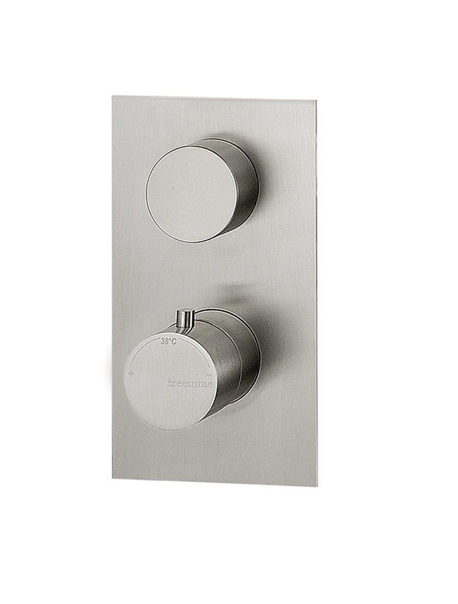RWIT 2587 IS 35 Thermostatique douche Inox brosse - Treemme
