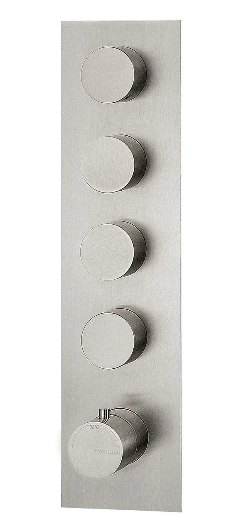 RWIT 2597 IS 31 Thermostatique douche Inox brosse - Treemme