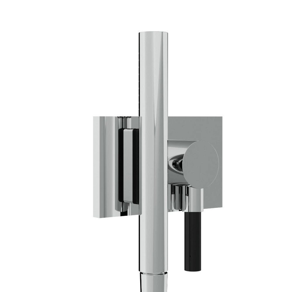 RWIT 2BF6 CC 55 Kit support, flexible et douchette à… Chrome - Treemme