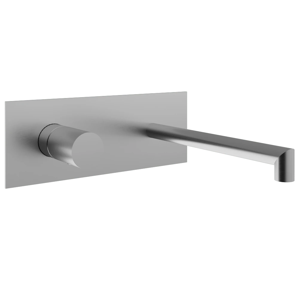 RWIT 3BA7 IS 01 Mitigeur lavabo encastré Inox brosse - Treemme