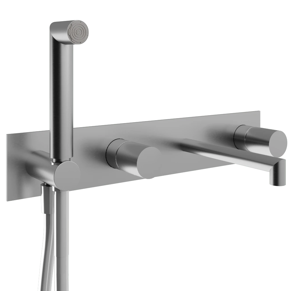 RWIT 3BD7 IS 01 Mitigeur baignoire Inox brosse - Treemme