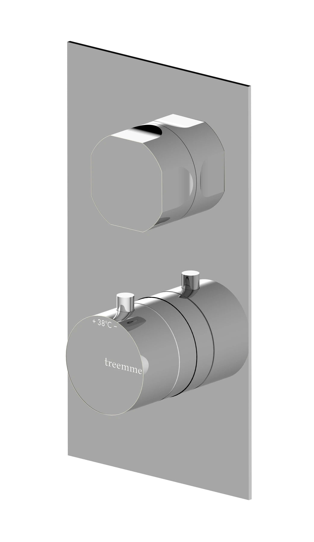 RWIT 3C87 CC AO Thermostatique douche Chrome - Treemme