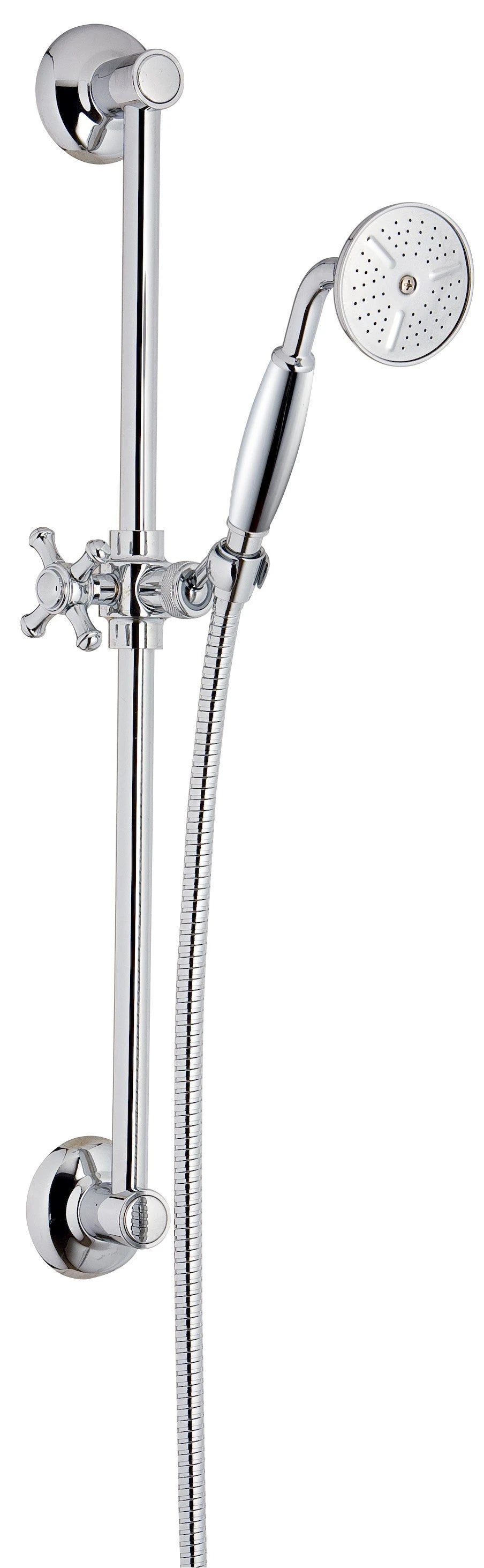 RWIT 4467 CC 01 Barre coulissante sans coude mural Chrome - Treemme
