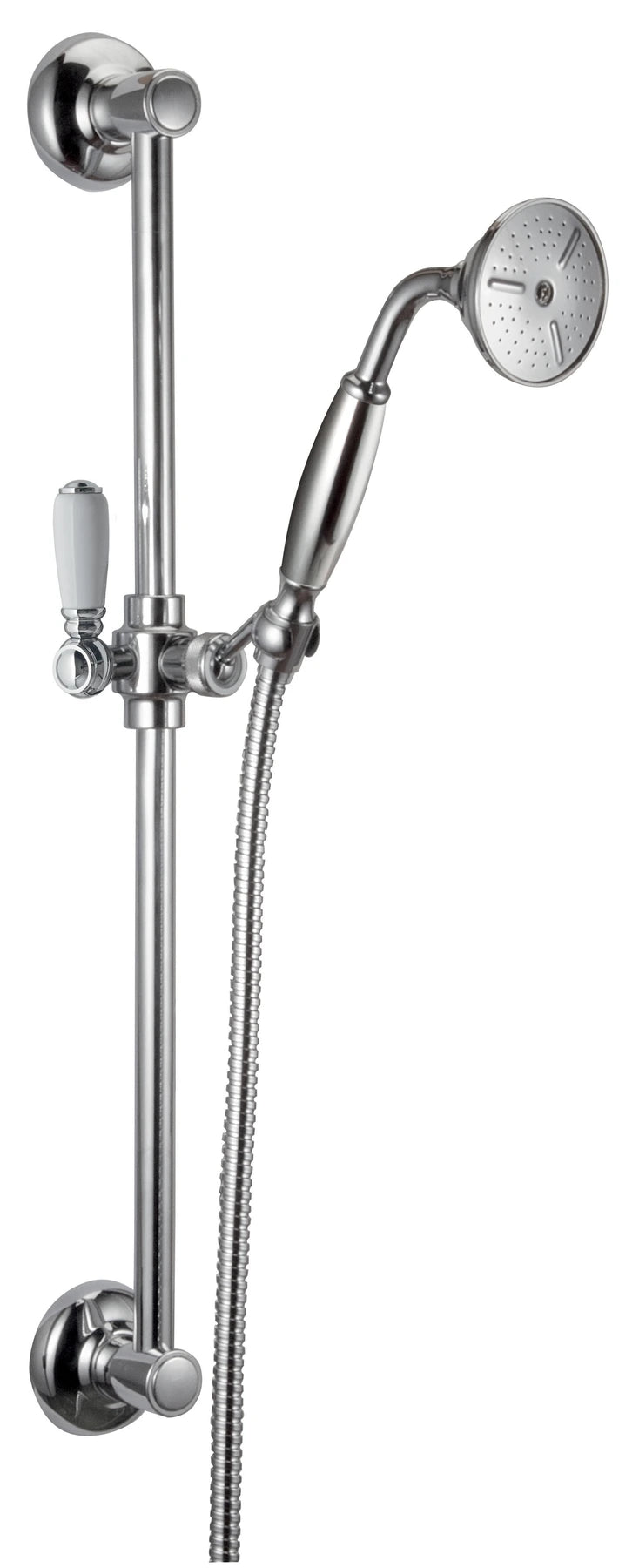 RWIT 4467 CC 02 Barre coulissante sans coude mural Chrome - Treemme