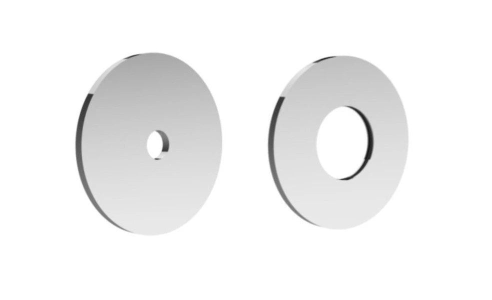 RWIT 6BA5 CC 98 Rosaces pour mitigeur lavabo à encastrer Chrome - Treemme