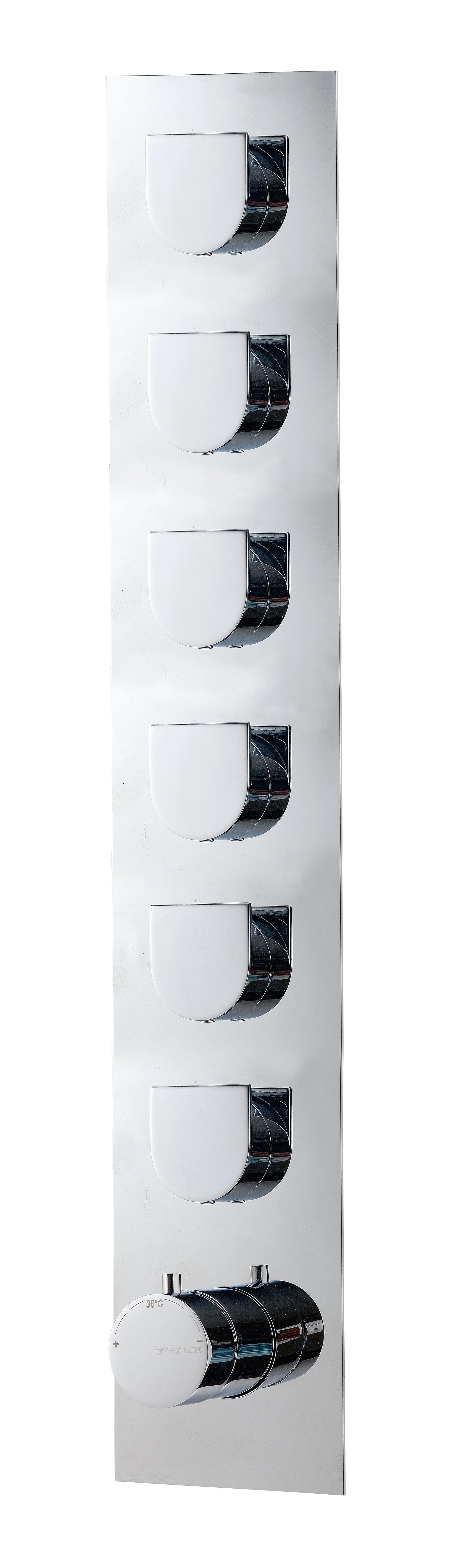 RWIT 7264 CC 40 Thermostatique douche Chrome - Treemme
