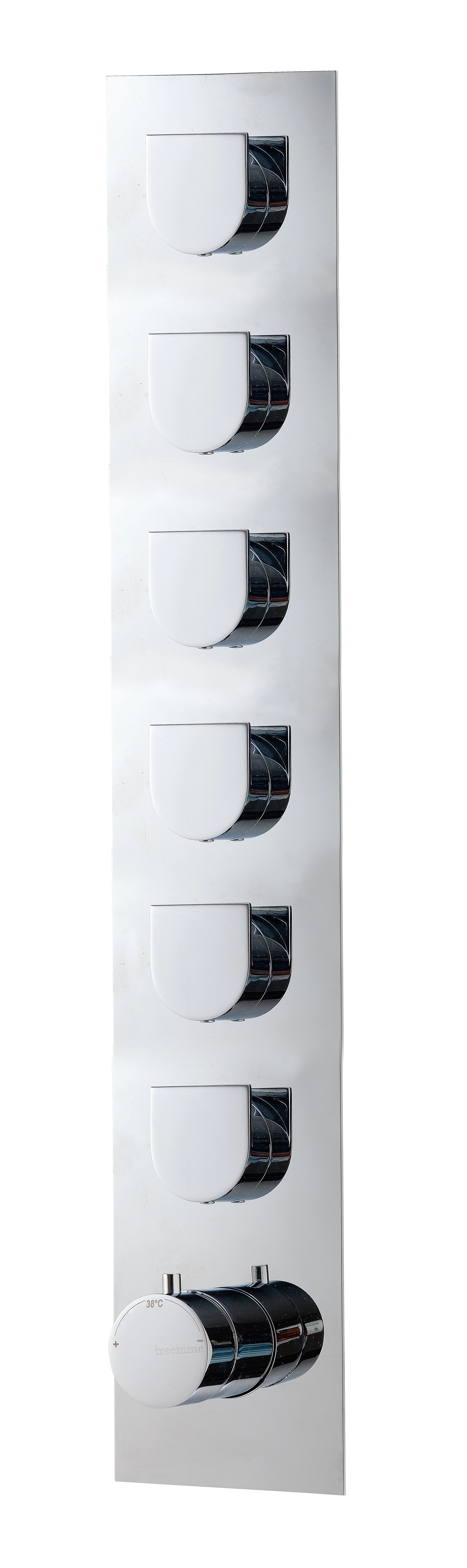RWIT 7264 CC 40 Thermostatique douche Chrome - Treemme