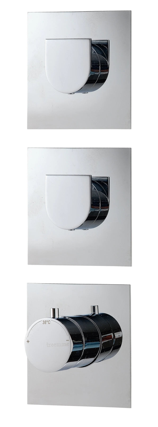RWIT 7274 CC 54 Thermostatique douche Chrome - Treemme