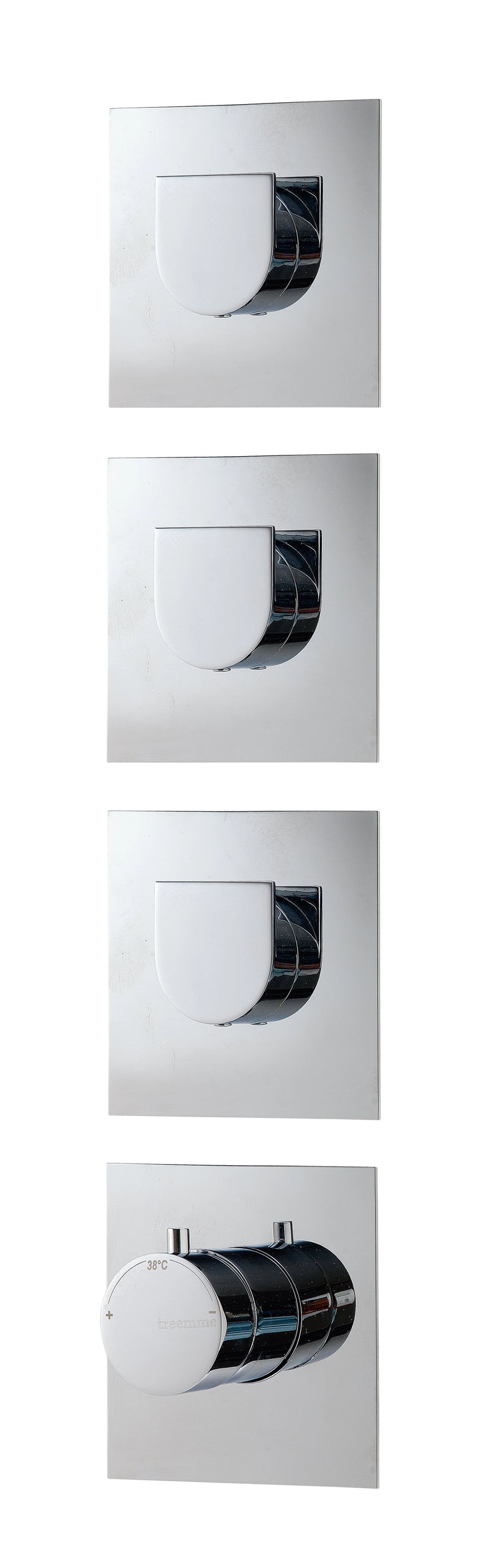 RWIT 7275 CC 55 Thermostatique douche Chrome - Treemme