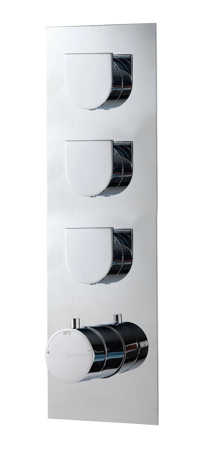 RWIT 7294 CC 54 Thermostatique douche Chrome - Treemme