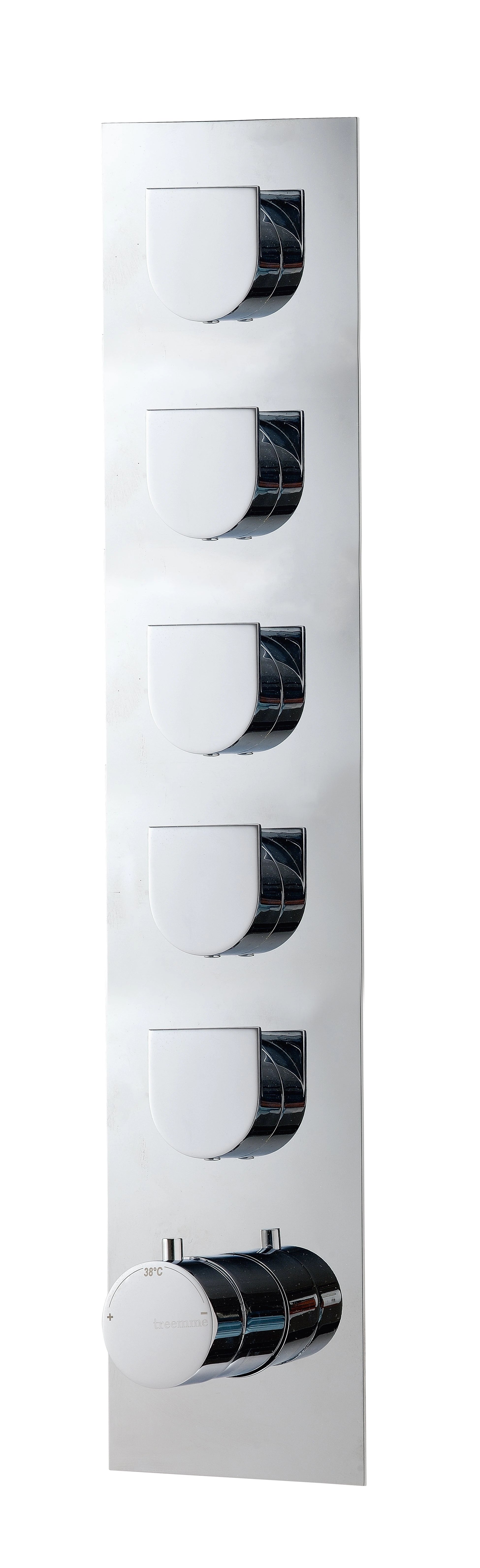 RWIT 7298 CC 40 Thermostatique douche Chrome - Treemme