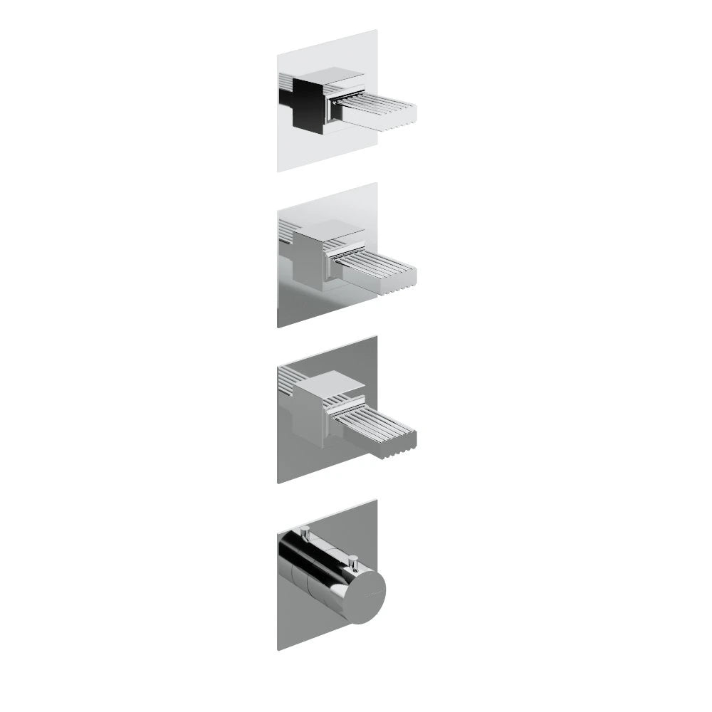 RWIT 7A75 CC KO Thermostatique douche Chrome - Treemme
