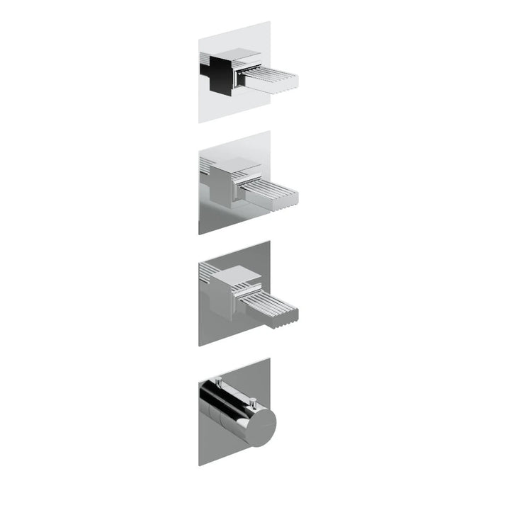 RWIT 7A75 CC KO Thermostatique douche Chrome - Treemme